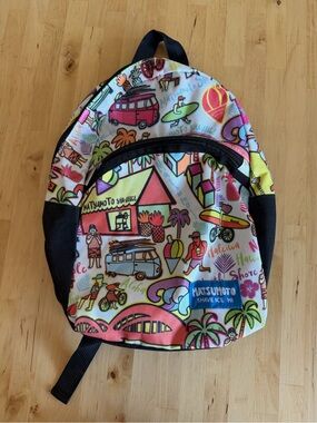 Matsumoto Shave Ice Kids Colorful Tropical Print Backpack